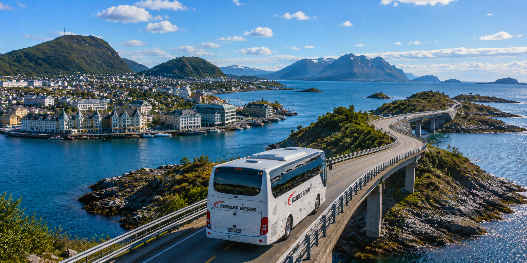 ATLANTERHAVSVEIEN OCH VACKRA ÅLESUND